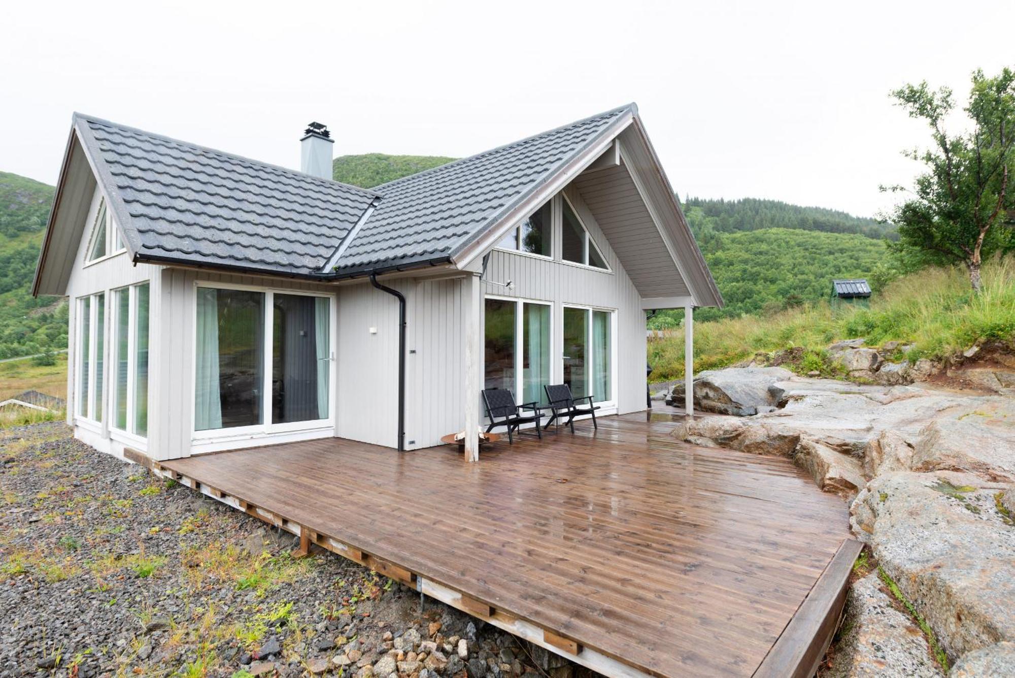 Haukland Beach Panorama Offersoya Exterior photo
