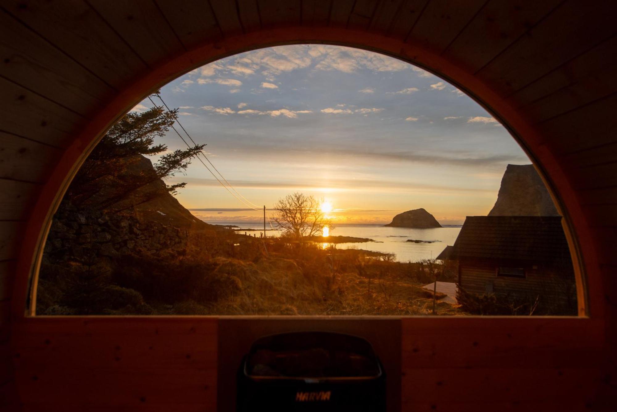 Haukland Beach Panorama Offersoya Exterior photo